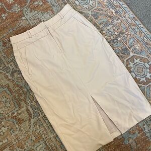 New Ann Taylor cream pencil skirt size 8